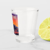 Vintag Seattle Washington Schnapsglas (Rechts)