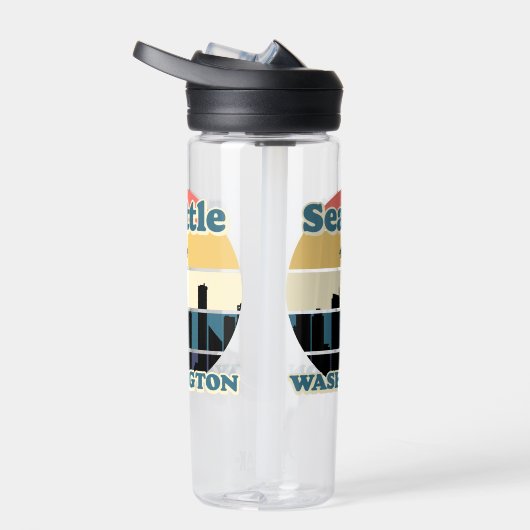 Vintag Seattle Washington Trinkflasche (Rechts)
