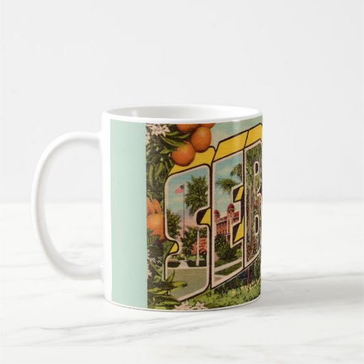 Vintag Sebring Florida Tasse (Links)