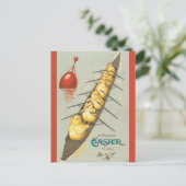 Vintag sechs Chicks in einem Ostern Postkarte (Stehend Vorderseite)