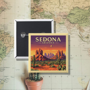 Vintag Sedona Arizona Button