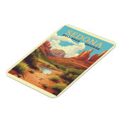 Vintag Sedona Arizona Magnet (Linke Seite)