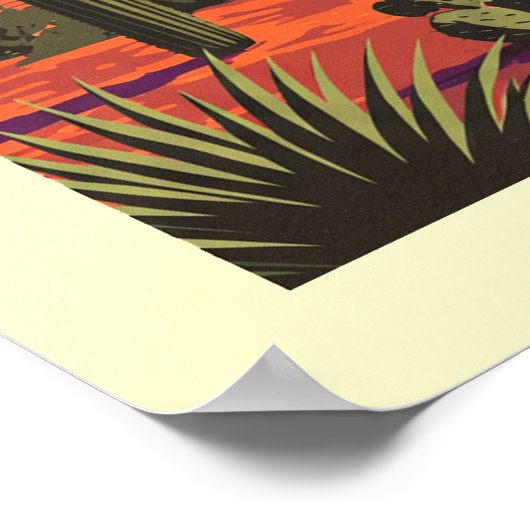 Vintag Sedona Arizona Poster (Ecke)