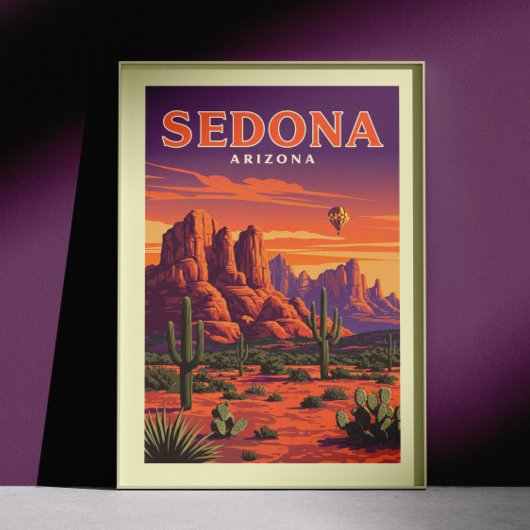 Vintag Sedona Arizona Poster