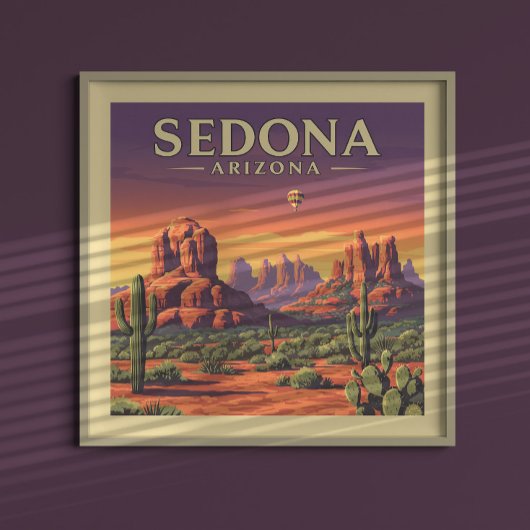 Vintag Sedona Arizona Poster