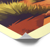 Vintag Sedona Arizona Poster (Ecke)