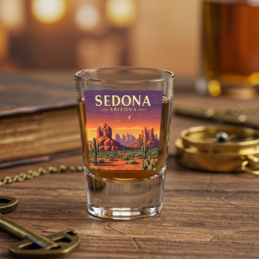 Vintag Sedona Arizona Schnapsglas