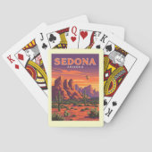 Vintag Sedona Arizona Spielkarten (Rückseite)