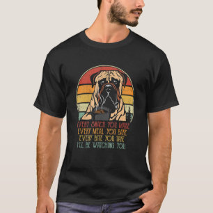 Vintag sehe ich dir den englischen Mastiff Stalk z T-Shirt