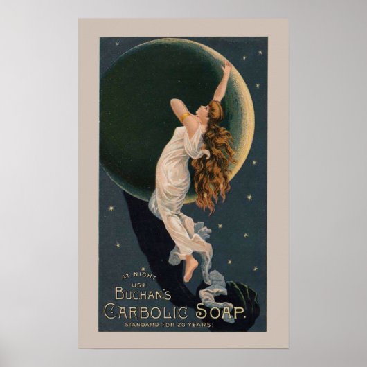 Vintag-Seifenplakat Poster (Vorne)