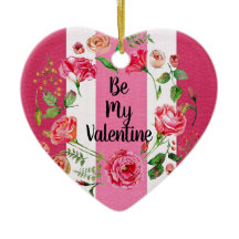 Vintag sein, wie meine Valentine rosa, weiß gestre