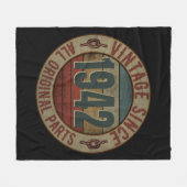 VINTAG SEIT 1942 ALLE URSPRUNGSTEILE FLEECEDECKE (Vorderseite (Horizontal))