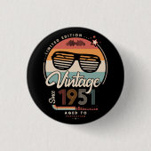 Vintag seit 1951 button (Vorderseite)