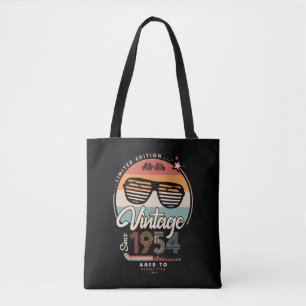 Vintag seit 1954 Totbeutel Tasche