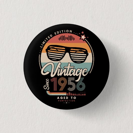 Vintag seit 1956 button (Vorderseite)