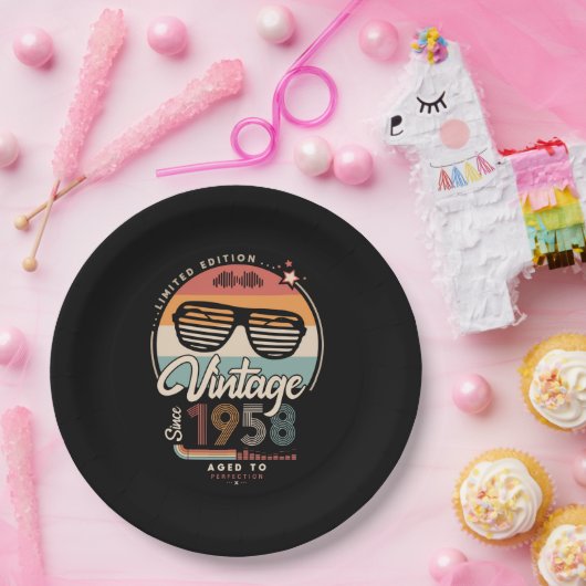 Vintag seit 1958 pappteller (Party)