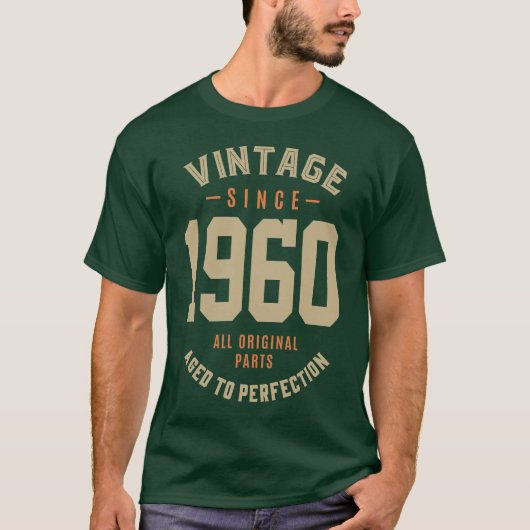 Vintag seit 1960 T-Shirt (Vorderseite)