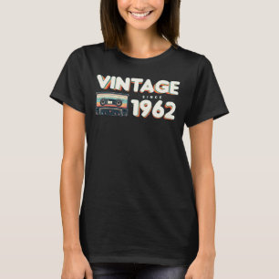 Vintag seit 1962 Geburt von Nostalgie und Vintager T-Shirt
