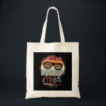 Vintag seit 1964 tragetasche<br><div class="desc">Das perfekte Vintage Geburtstagsgeschenk mit Ihrem Geburtsjahr und schönen Retrofarben. Sehr nette alte Schule und modernes Design gleichzeitig.</div>