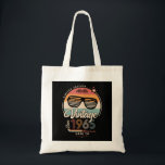 Vintag seit 1965 tragetasche<br><div class="desc">Das perfekte Vintage Geburtstagsgeschenk mit Ihrem Geburtsjahr und schönen Retrofarben. Sehr nette alte Schule und modernes Design gleichzeitig.</div>