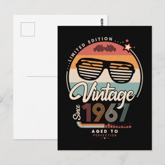 Vintag seit 1967 postkarte (Vorne/Hinten)