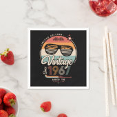 Vintag seit 1967 serviette (Beispiel)