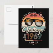 Vintag seit 1969 postkarte (Vorne/Hinten)