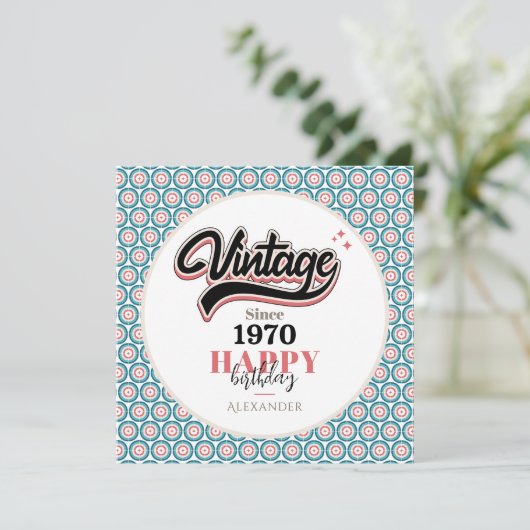 Vintag seit - 1970 (Stehend Vorderseite)