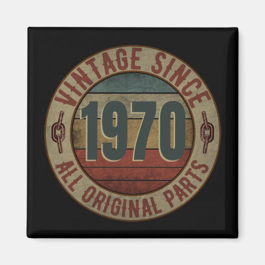 VINTAG SEIT 1970 ALLE URSPRÜNGLICHEN TEILE. MAGNET (Vorne)