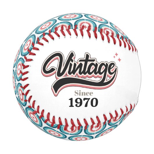 Vintag seit - 1970 baseball (Vorderseite Links)