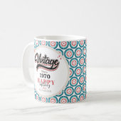 Vintag seit - 1970 kaffeetasse (Vorderseite Links)