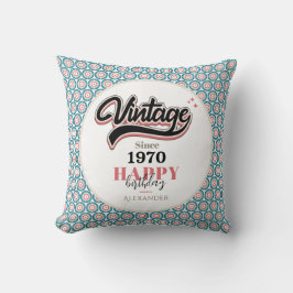 Vintag seit - 1970 kissen