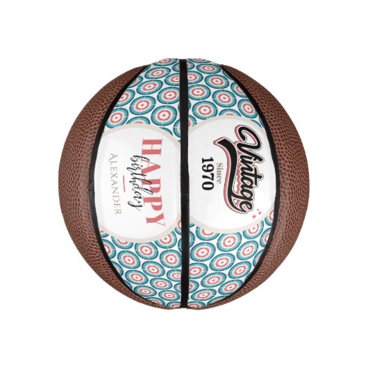 Vintag seit - 1970 mini basketball (Vertikal)