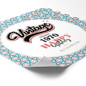 Vintag seit - 1970 poster (Ecke)