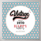 Vintag seit - 1970 poster (Vorne)