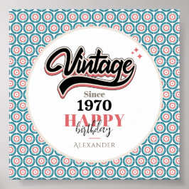 Vintag seit - 1970 poster