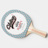 Vintag seit - 1970 tischtennis schläger (Seitenansicht)