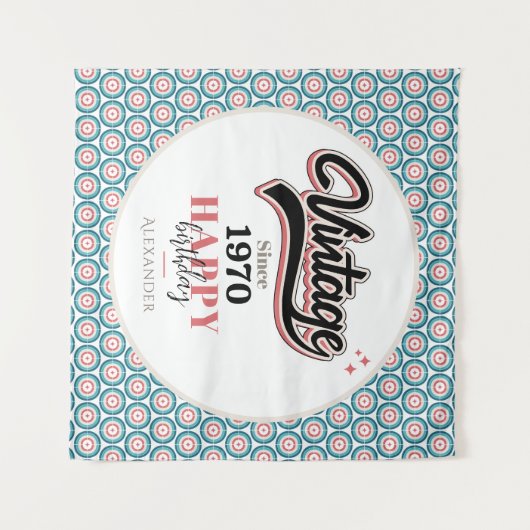 Vintag seit - 1970 wandteppich (Vorderseite (Horizontal))