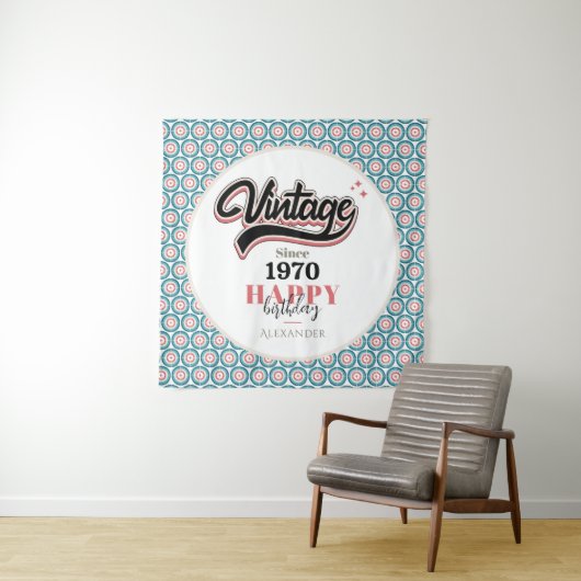 Vintag seit - 1970 wandteppich (Beispiel)