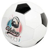 Vintag seit 1971 fußball (Dreiviertel)