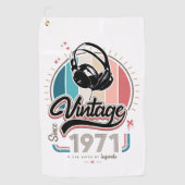 Vintag seit 1971 golfhandtuch (Vorderseite)