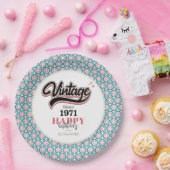 Vintag seit - 1971 pappteller (Party)