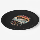 Vintag seit 1971 pappteller (Schrägansicht)