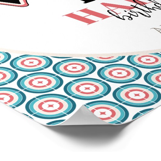 Vintag seit - 1971 poster (Ecke)