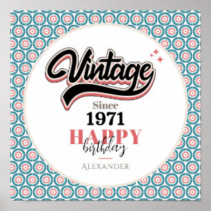 Vintag seit - 1971 poster