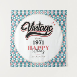 Vintag seit - 1971 wandteppich