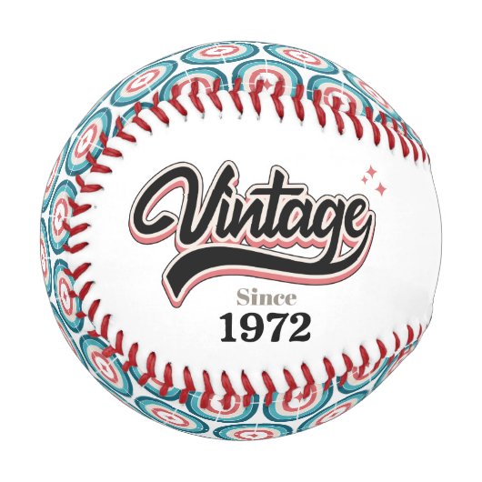 Vintag seit - 1972 baseball (Vorderseite Links)