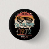 Vintag seit 1972 button (Vorderseite)