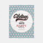 Vintag seit - 1972 fleecedecke (Vorderseite)