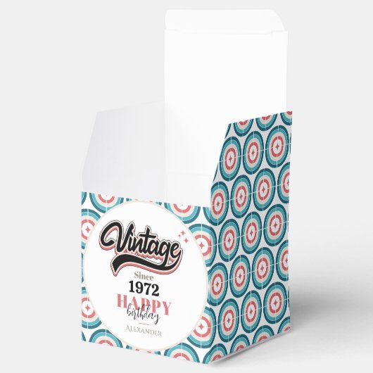 Vintag seit - 1972 geschenkschachtel (Geöffnet)